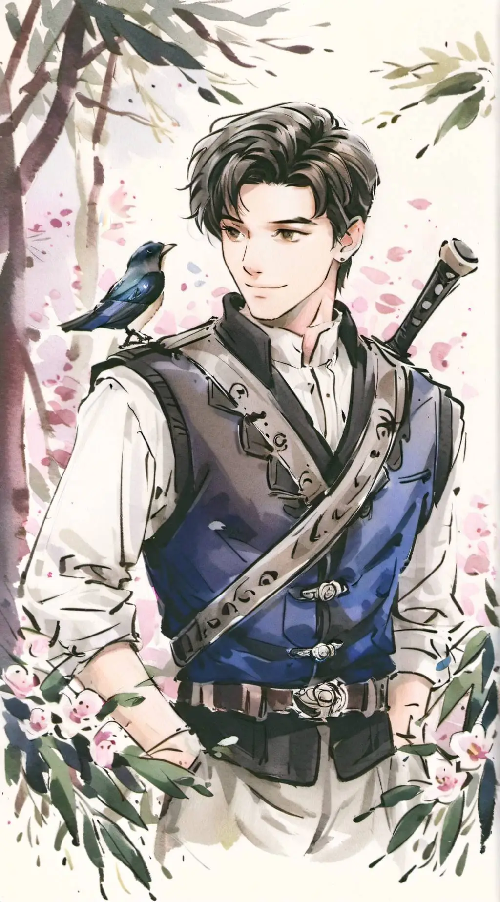 ai character: Flynn Ryder  background