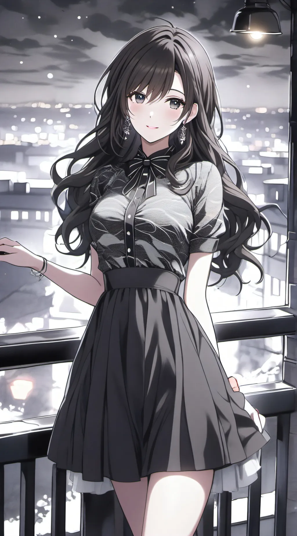 ai character: girlfriend  background