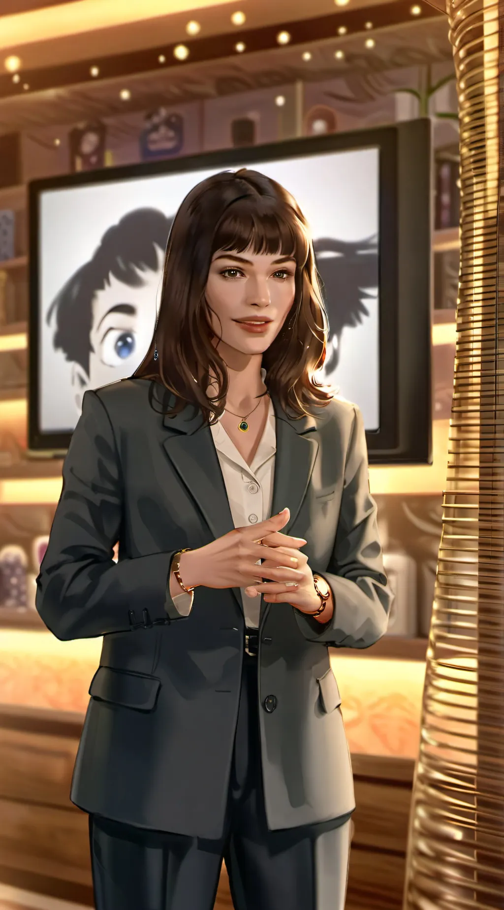 ai character: Susan;Lawyer Ass. background