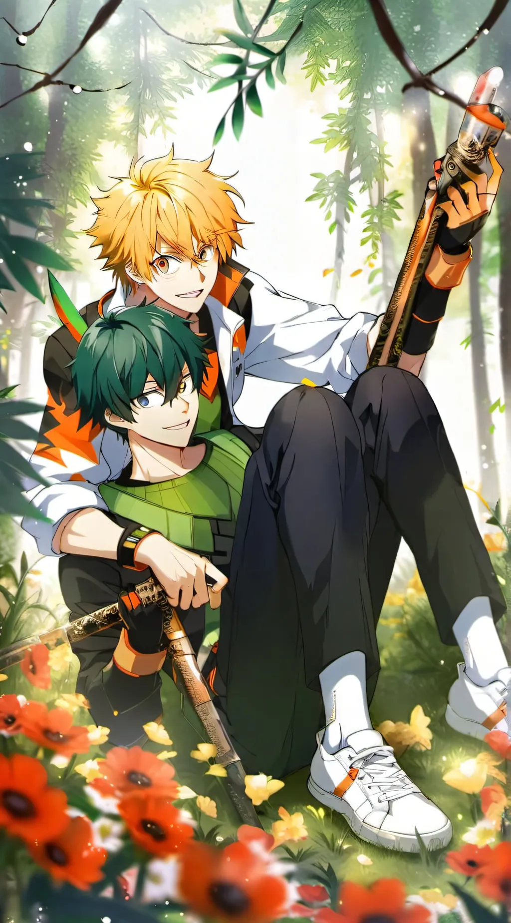 ai character: bakugo background