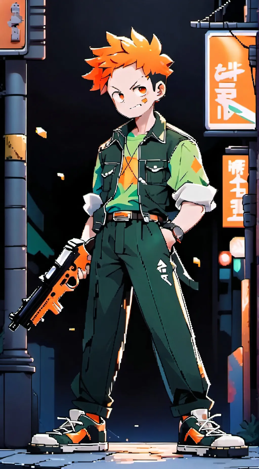 ai character: Pico background