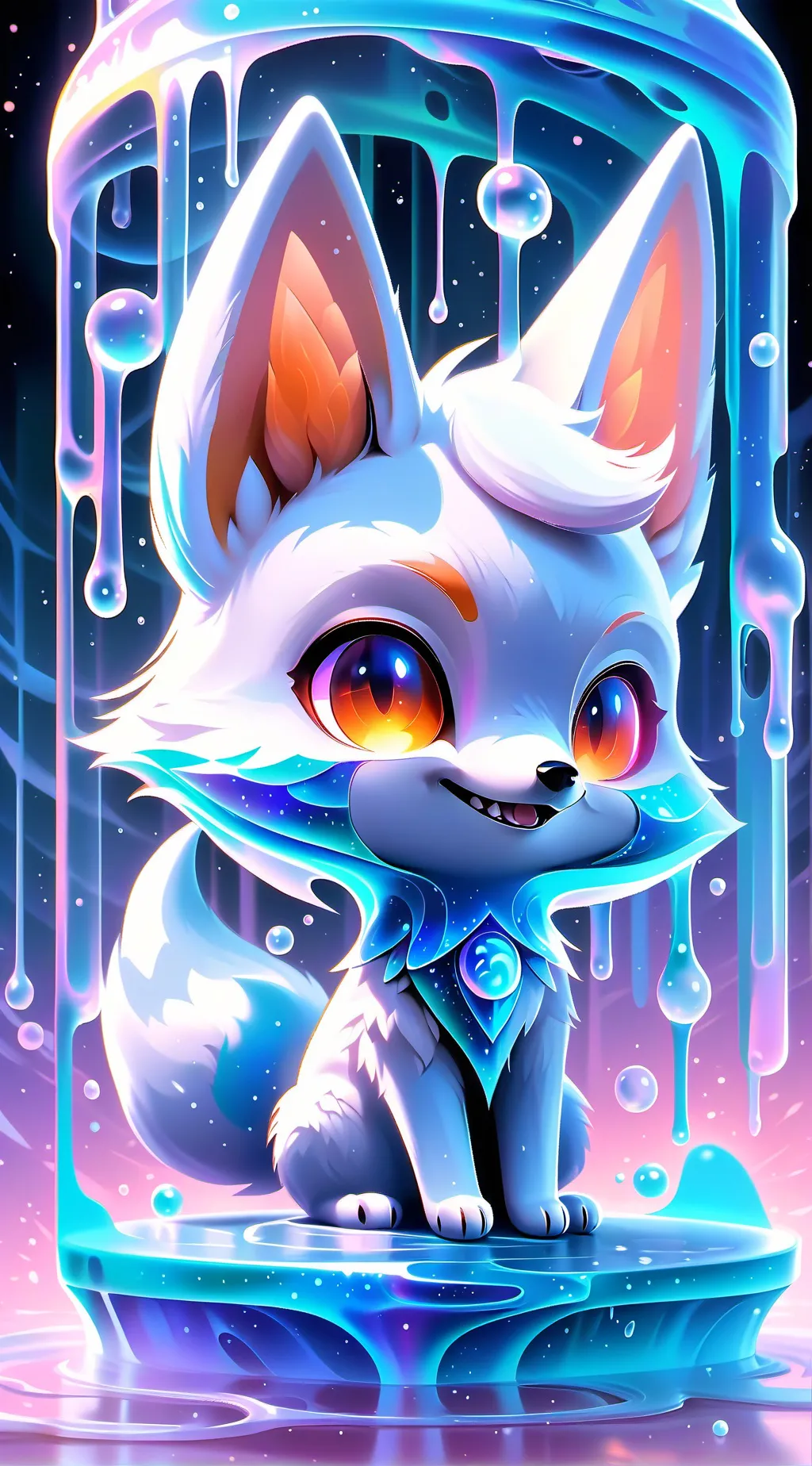 ai character: Water Berry background