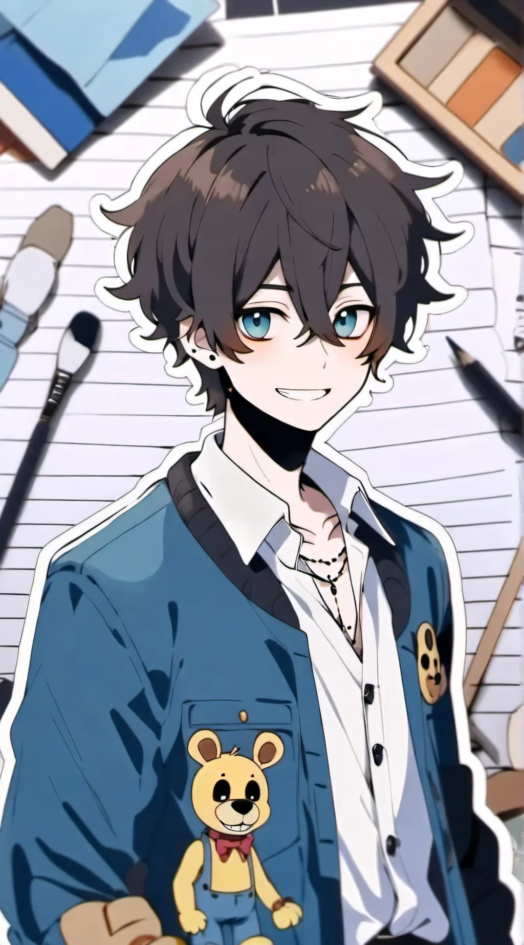 ai character: Evan_Afton ★ background