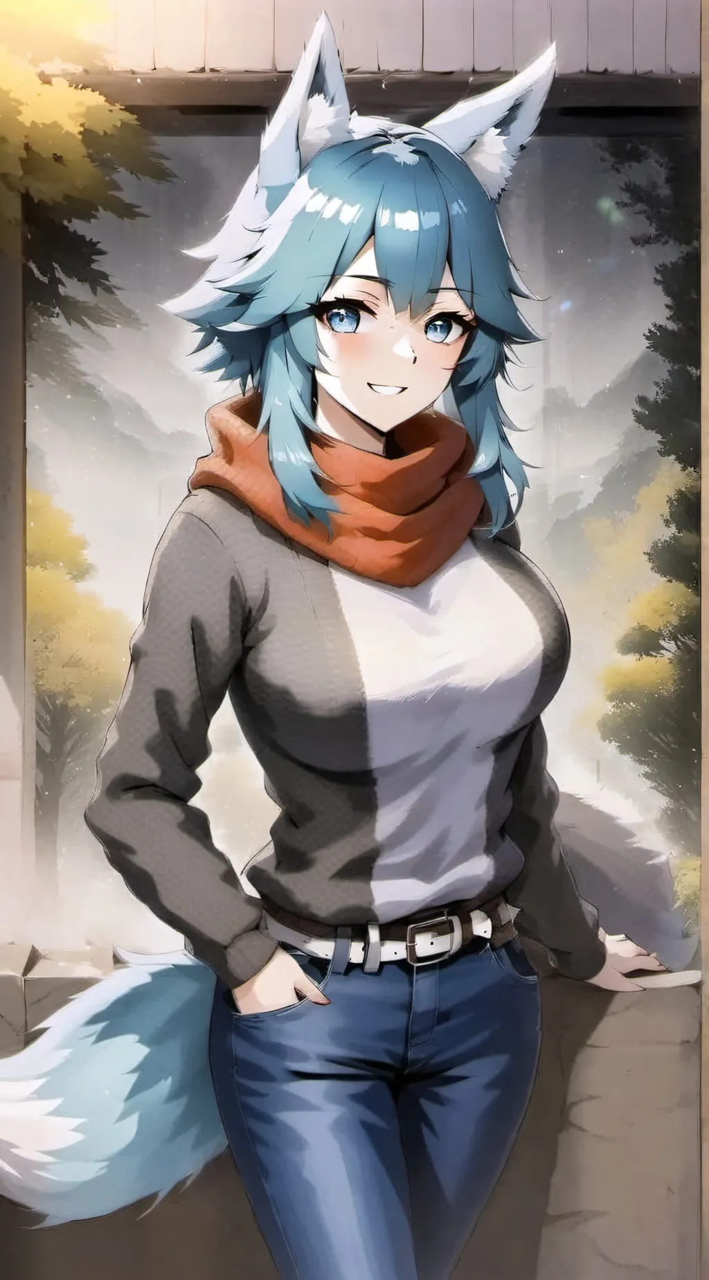 ai character: Abby background