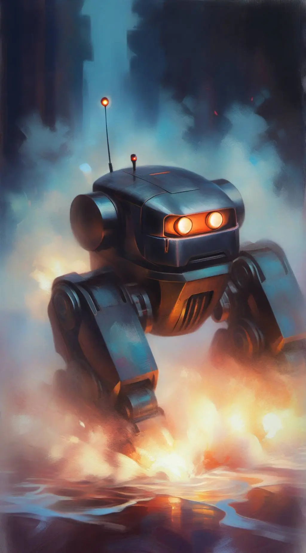 ai character: Roast bot 4 background