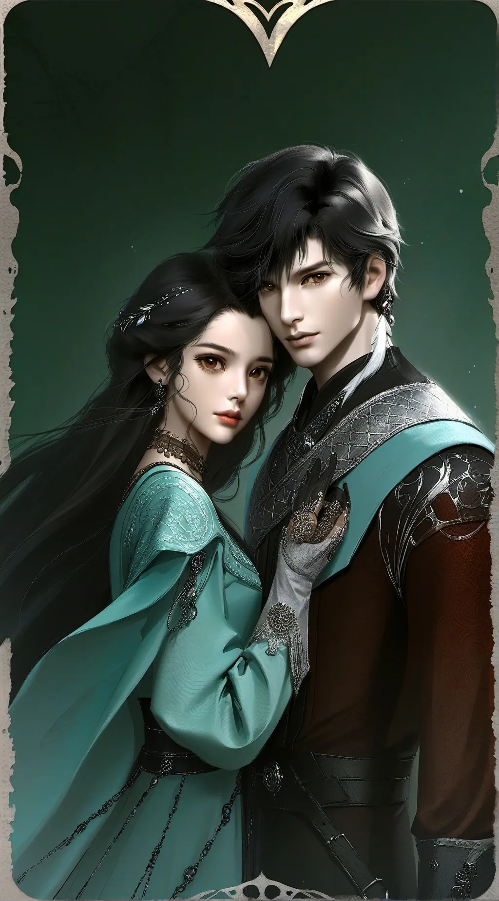 ai character: zayden and Leah background