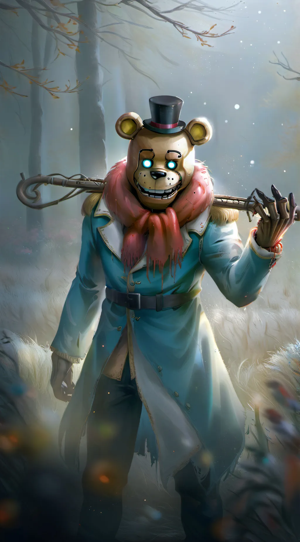 ai character: FNAF background