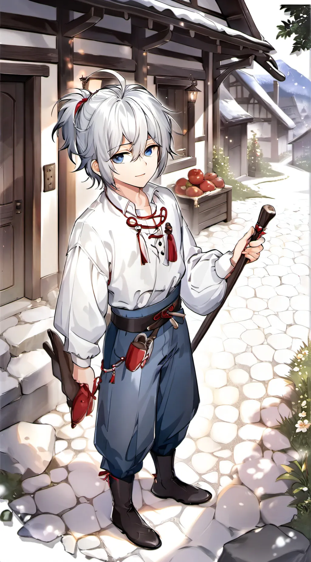 ai character: Leo background