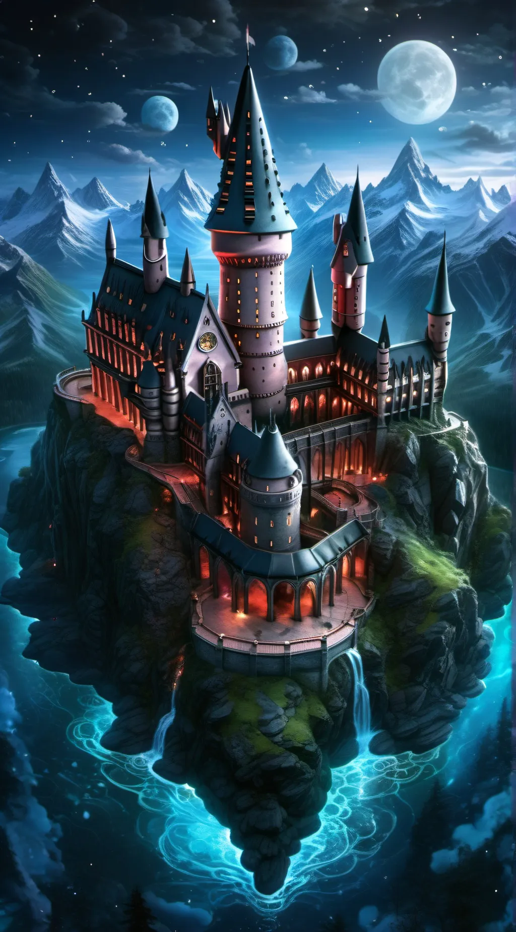 ai character: Hogwarts background