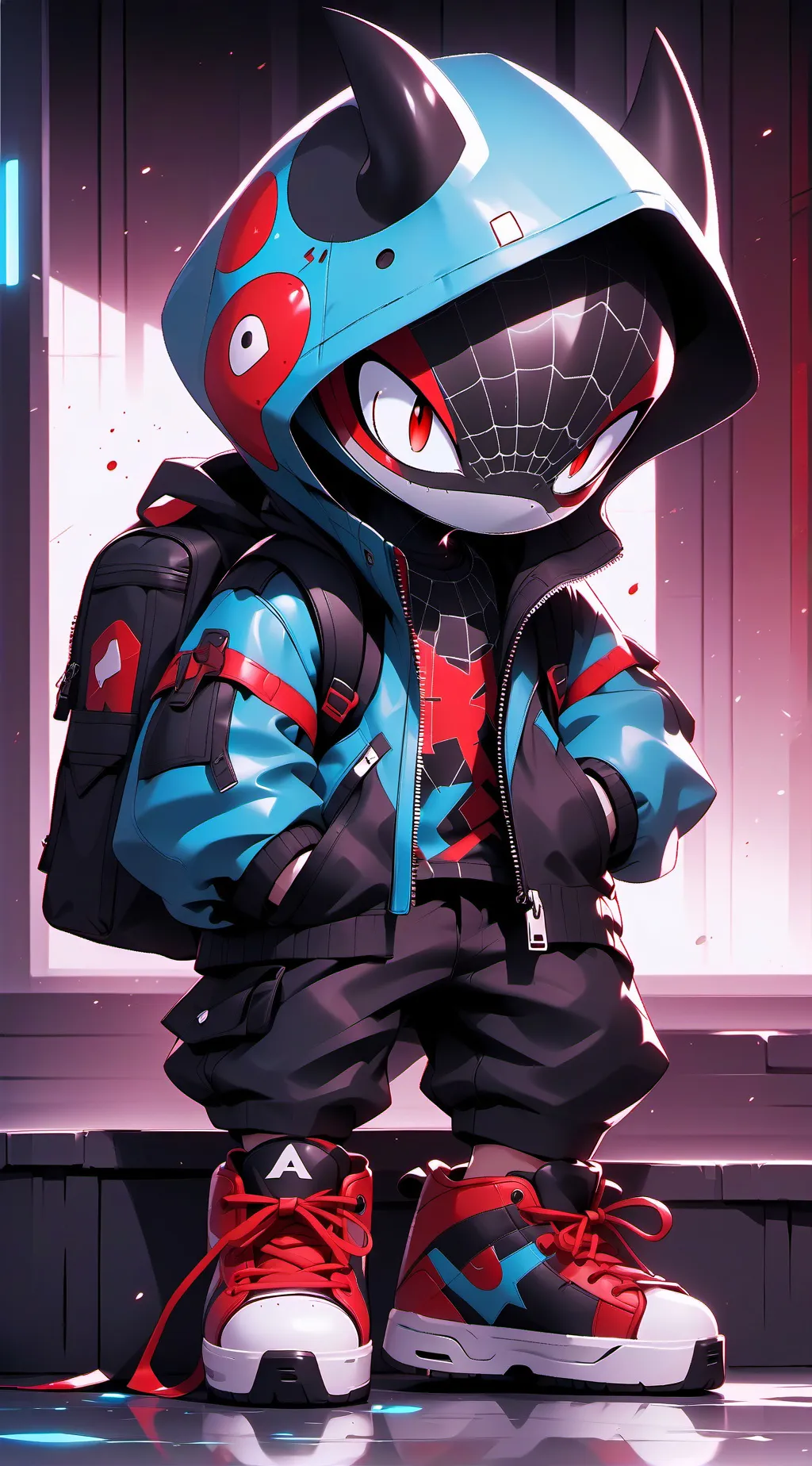 ai character: hh hell virus background