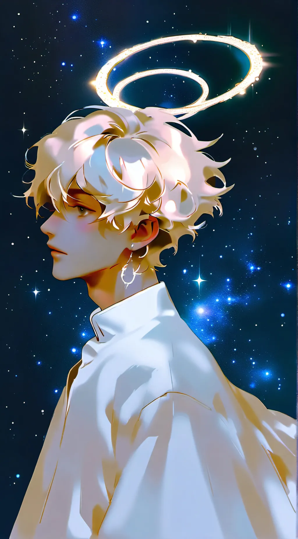 ai character: Saturn background