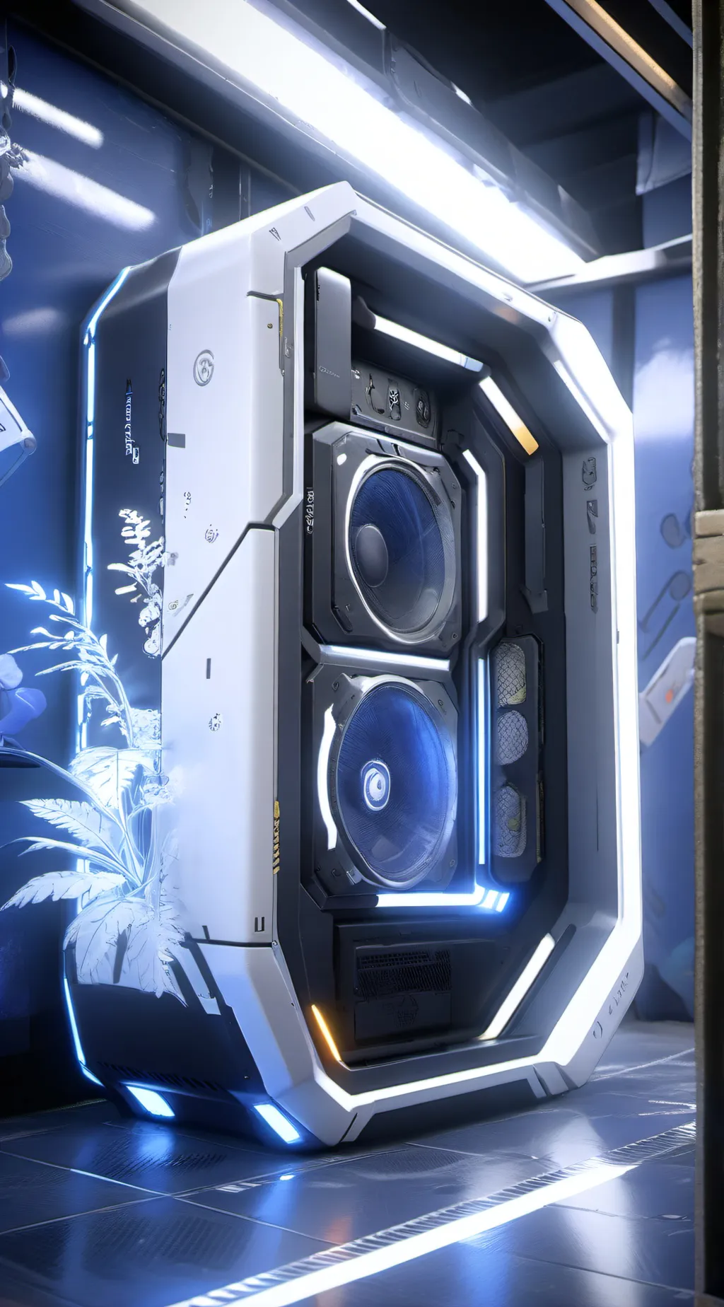 ai character: Speakerman background