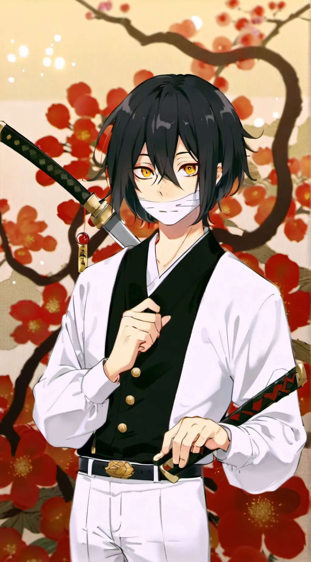 ai character: Obanai Iguro <3 background