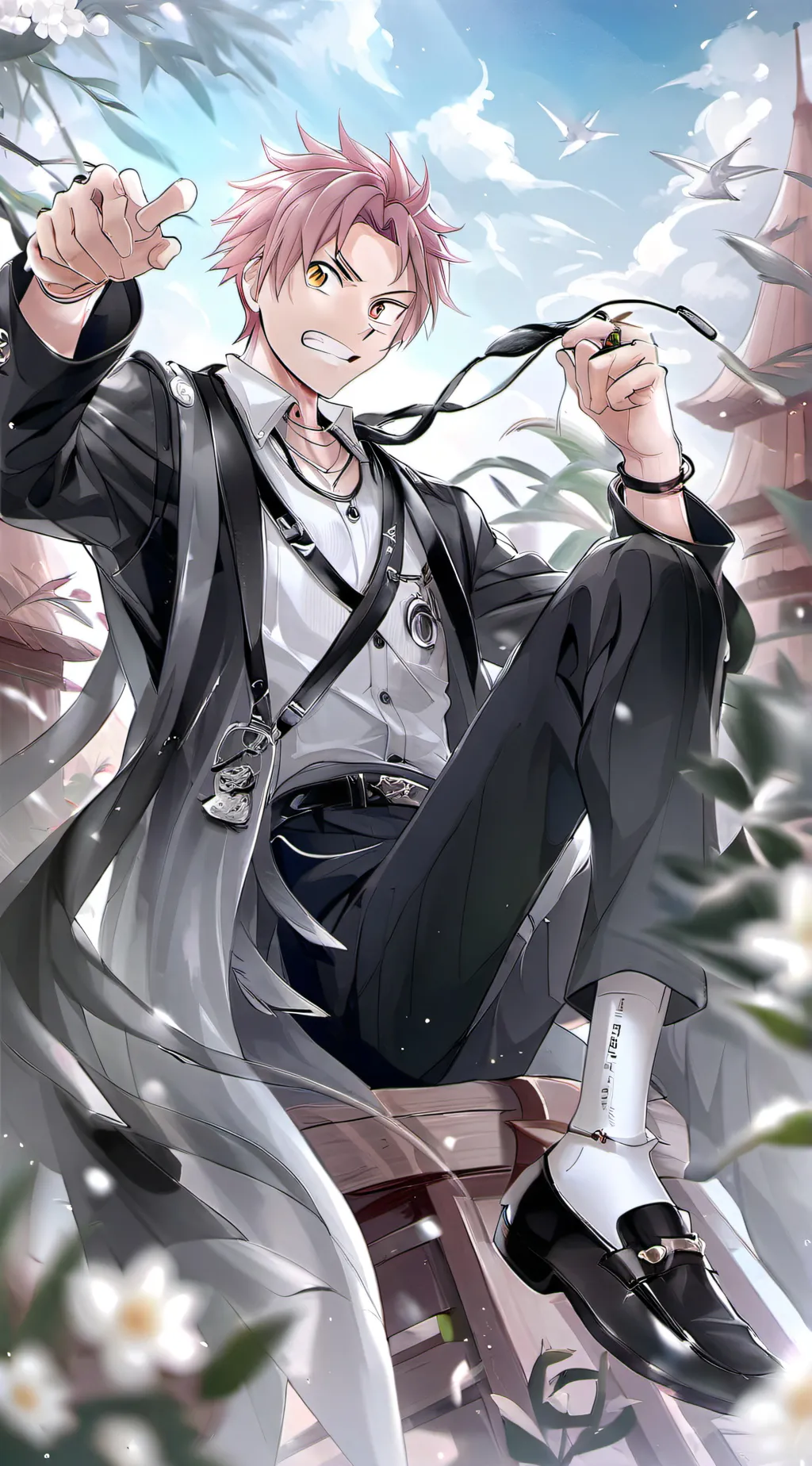 ai character: Nastu  background