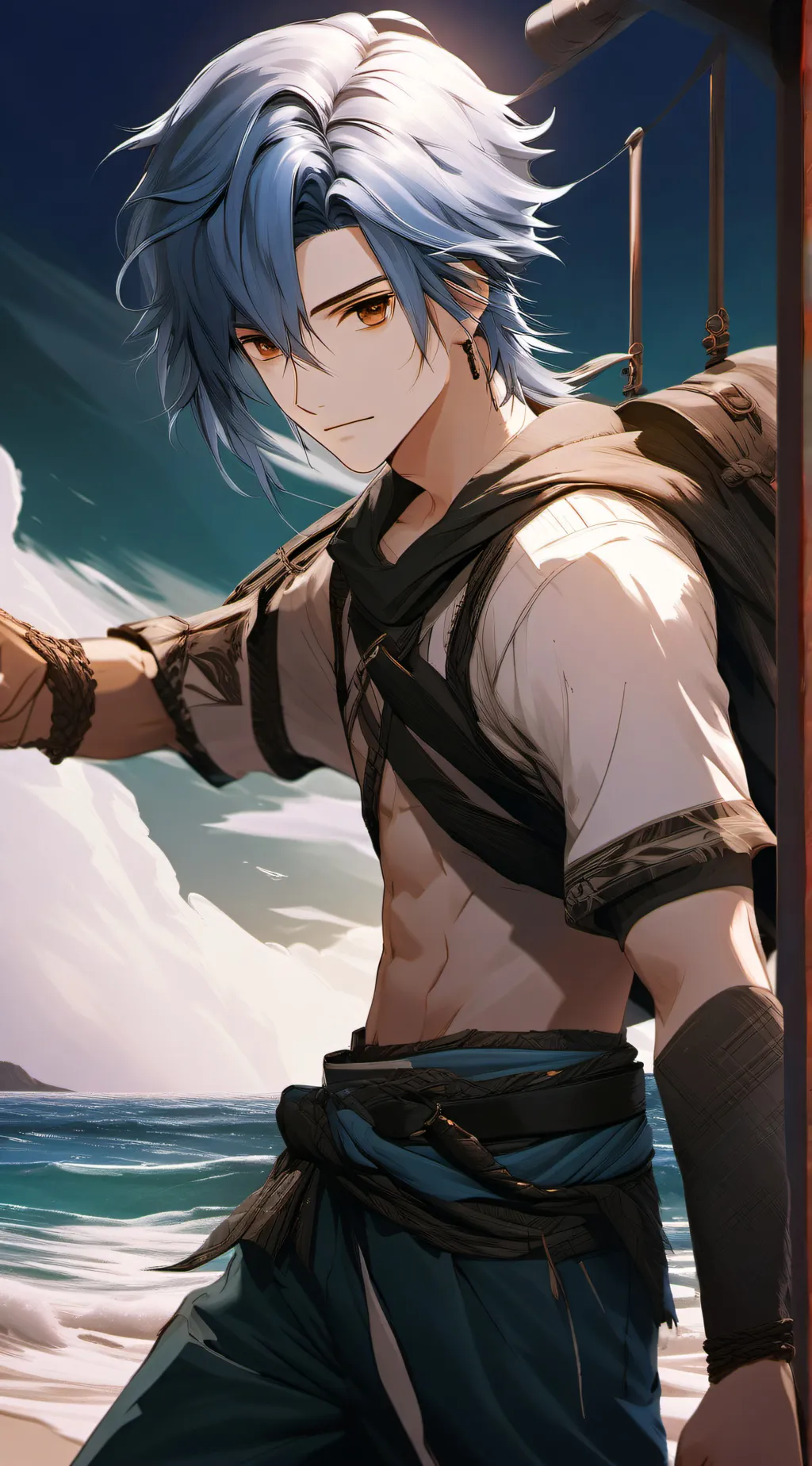 ai character: Kai background