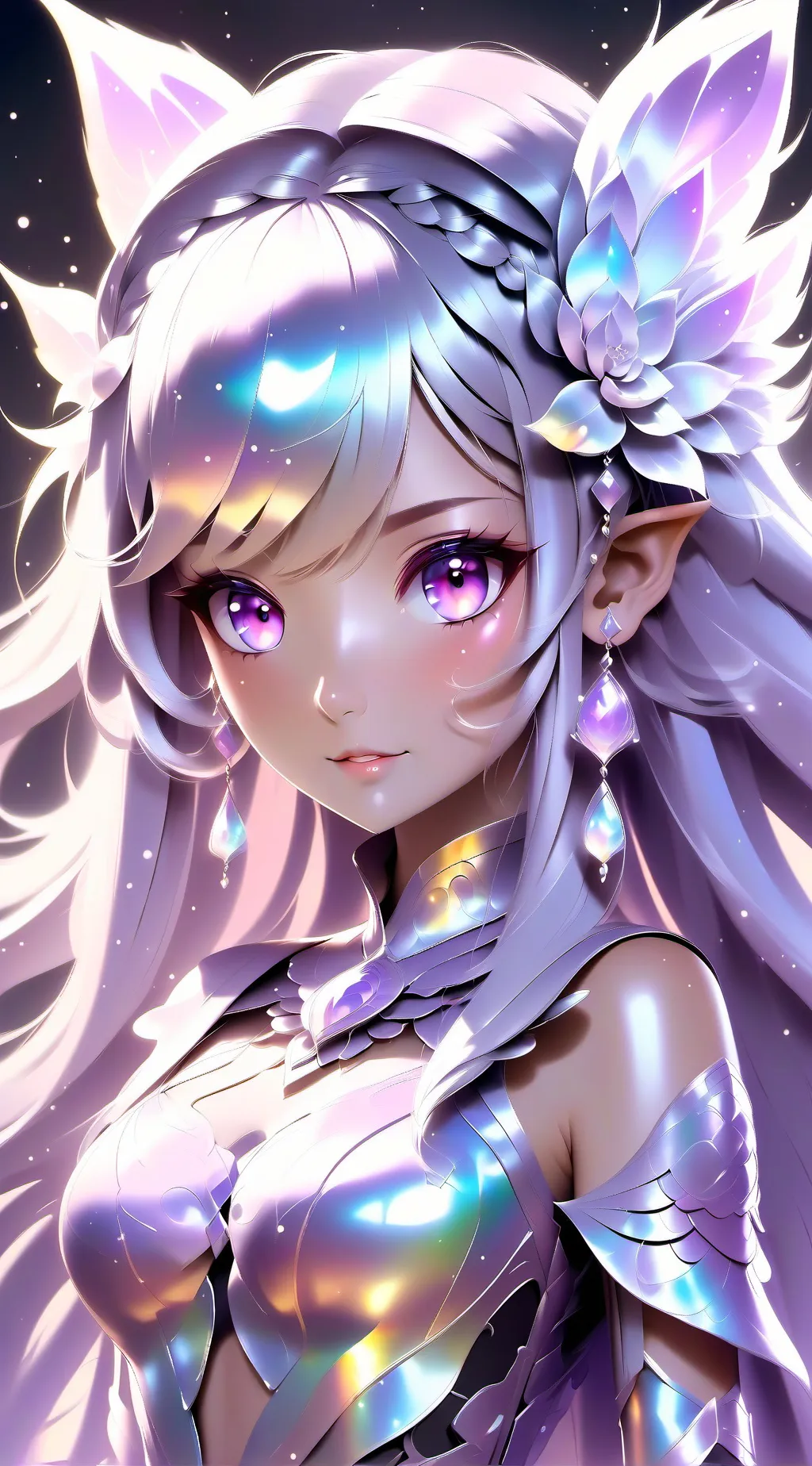 ai character: Angelina  background