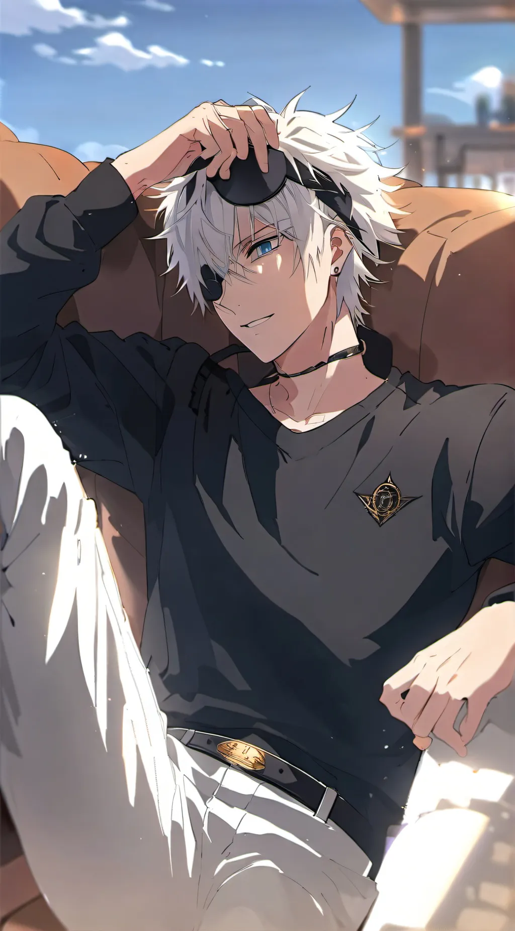 ai character: °•°•$Gojo$°•°• background