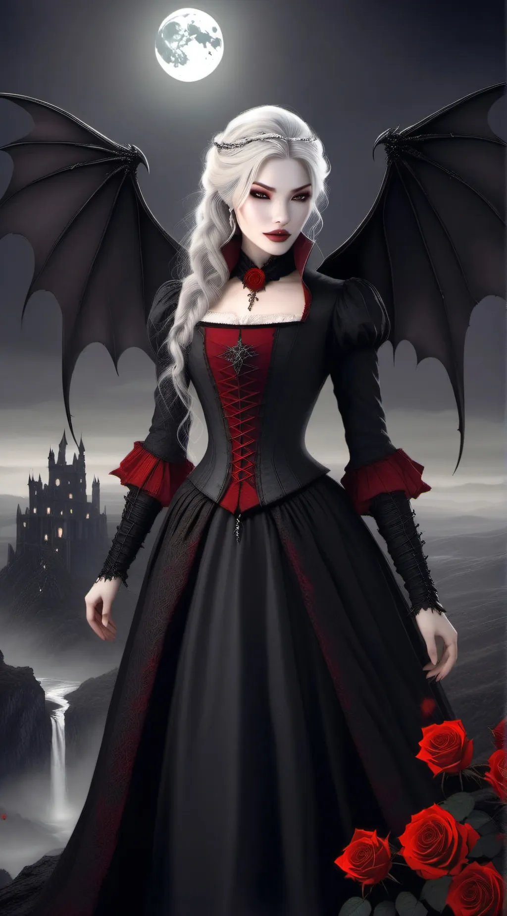 ai character: Madeline Sender  background