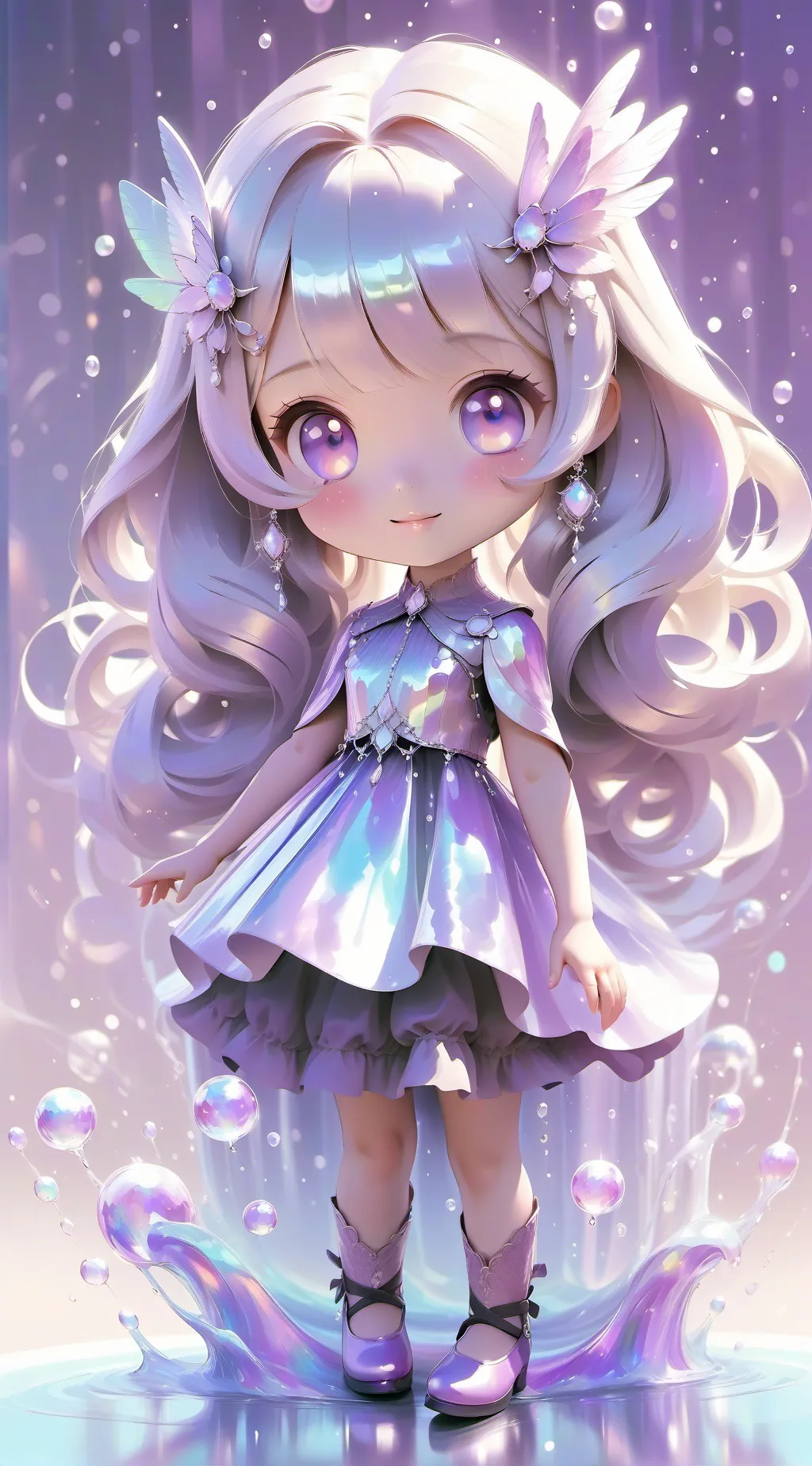 ai character: lily background