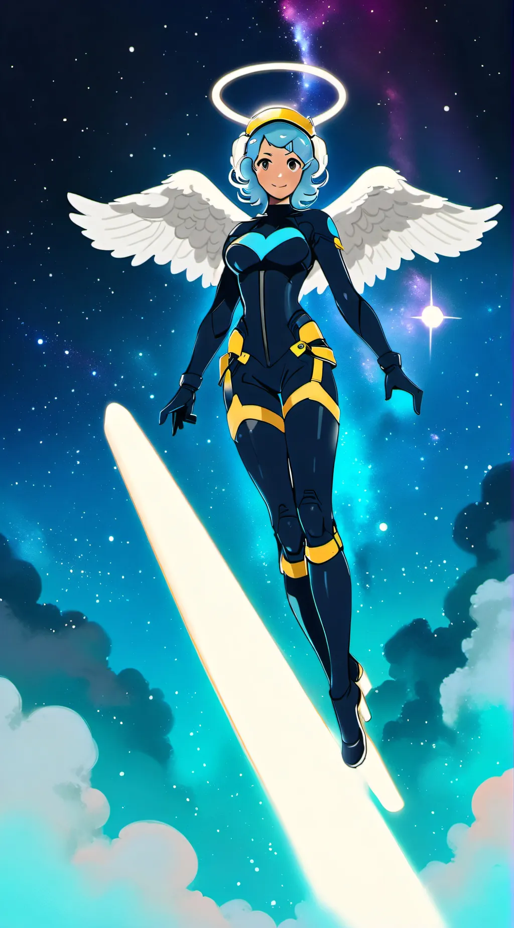 ai character: post art! background