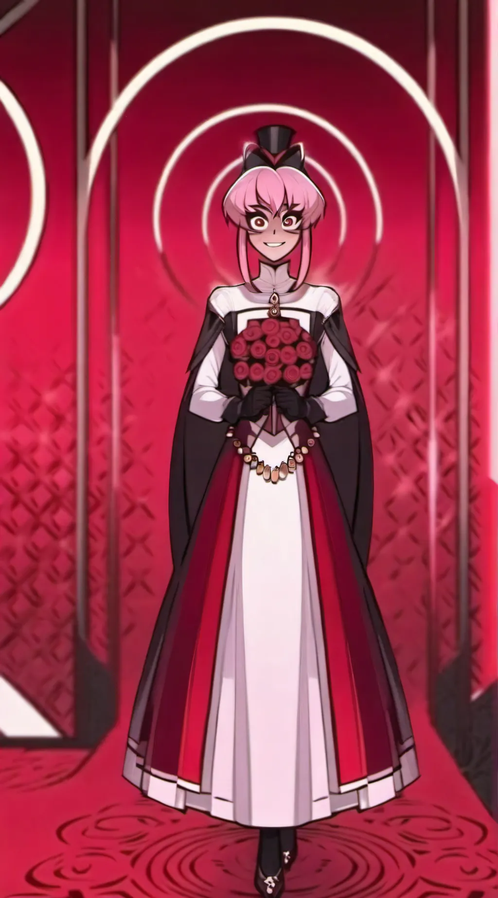 ai character: HH wedding  background