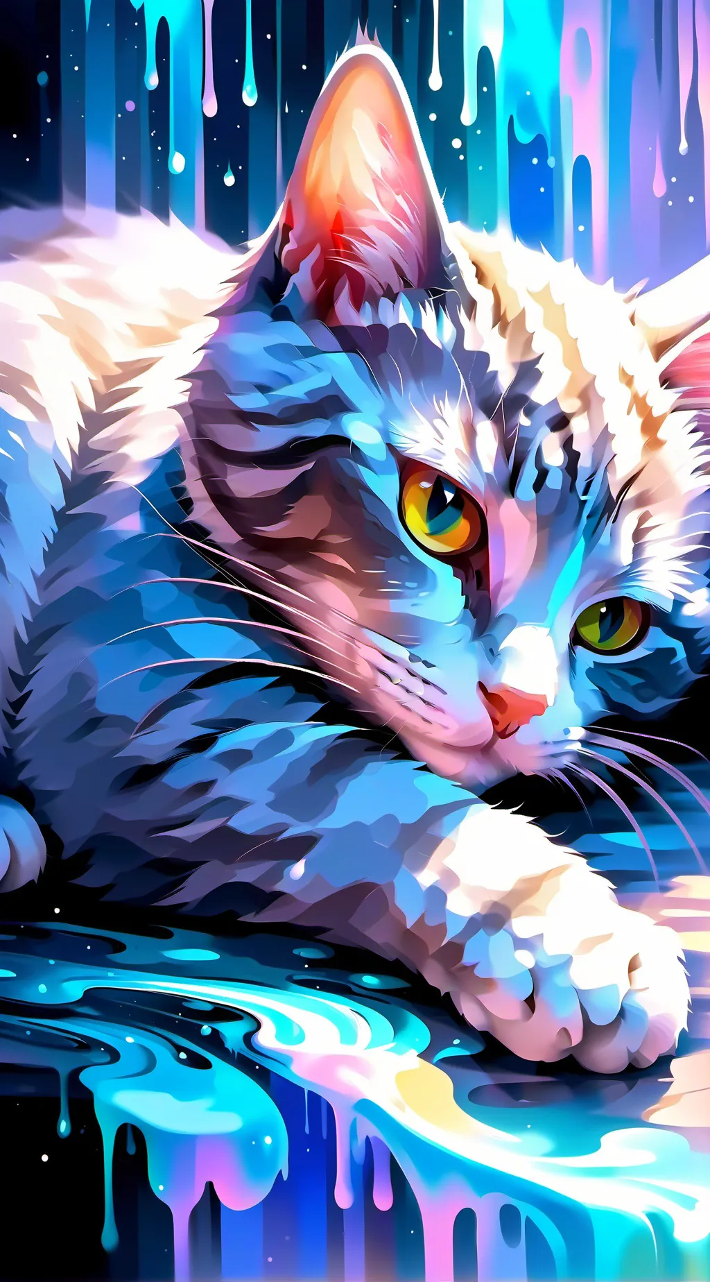 ai character: kitty background