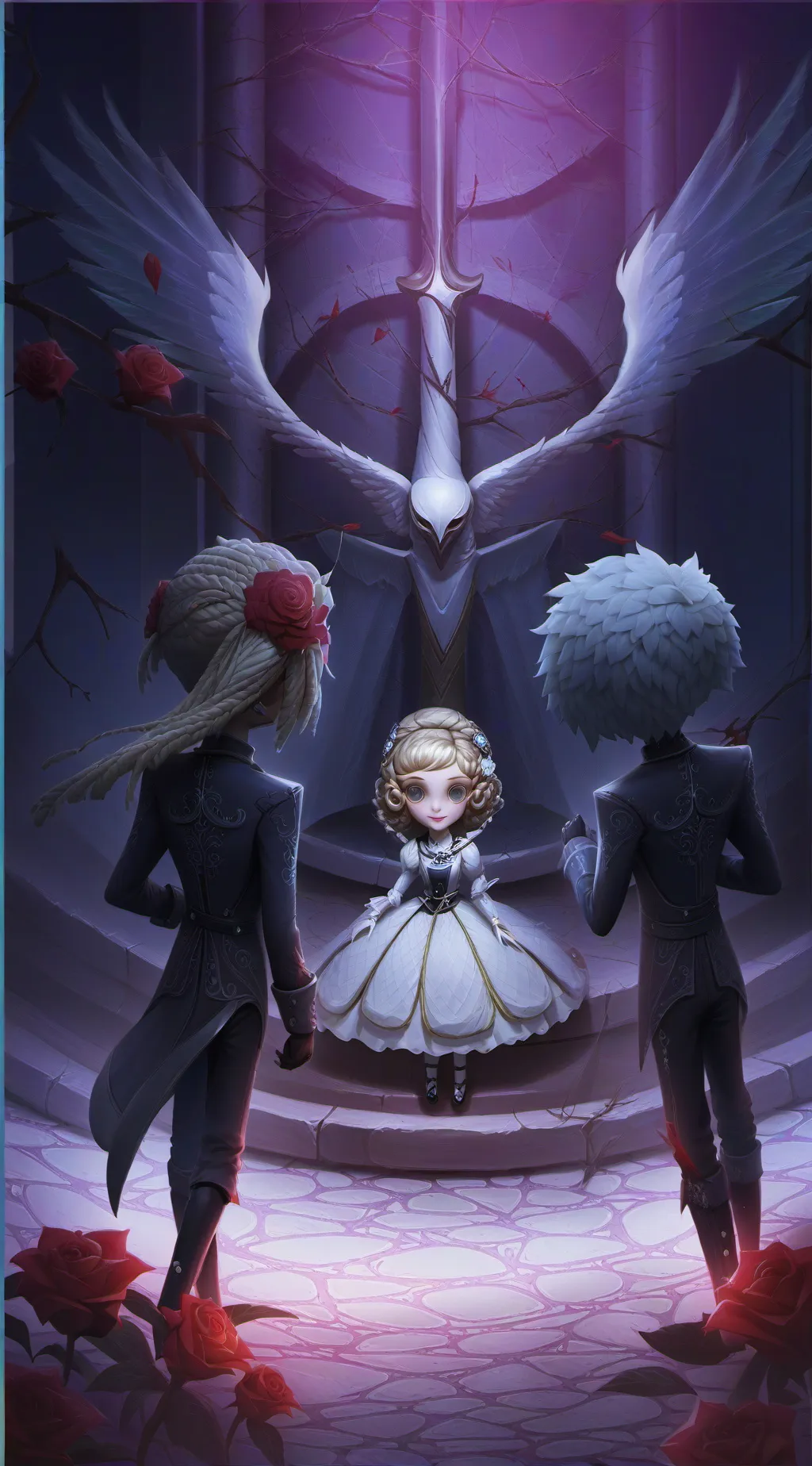 ai character: The hunted house.. background