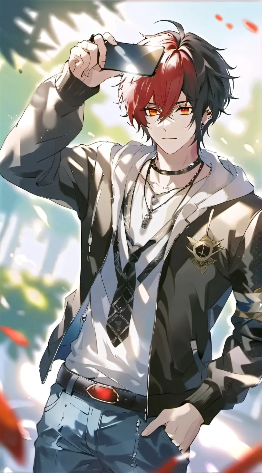 ai character: Ash🙄 background