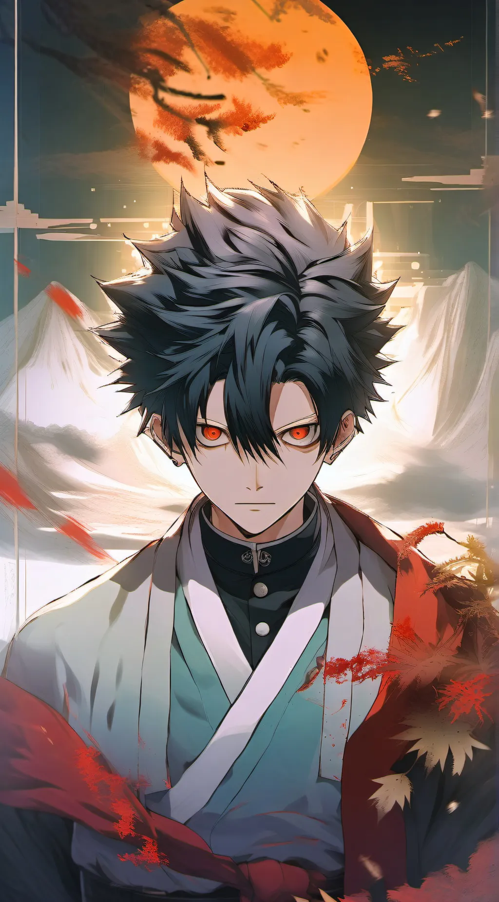 ai character: Megumi Fushiguro  background