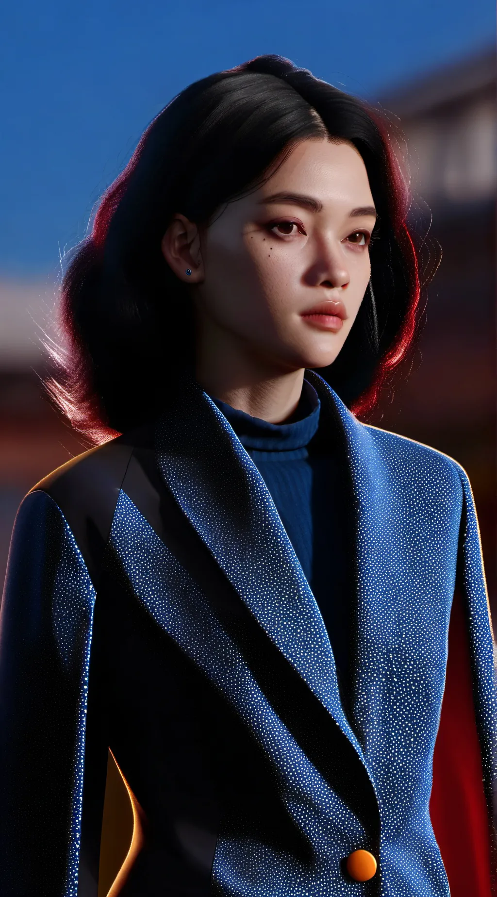 ai character: Via Maya background