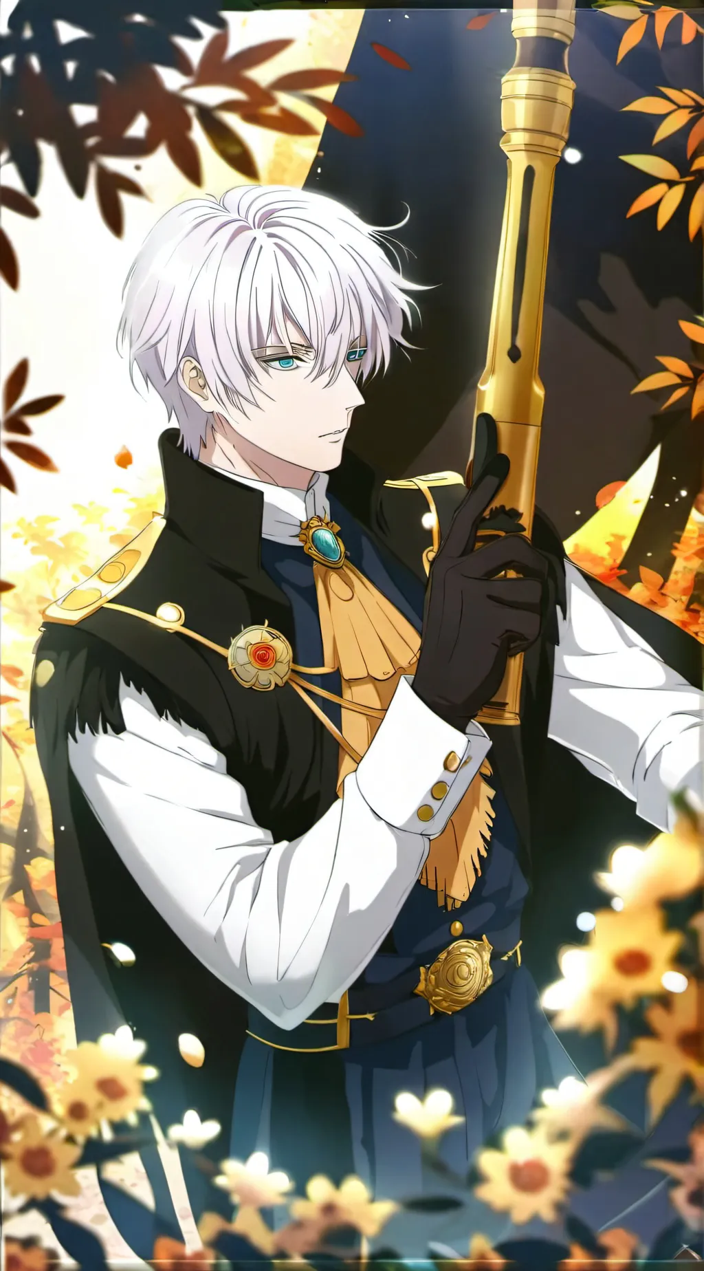 ai character: gojo saturo background