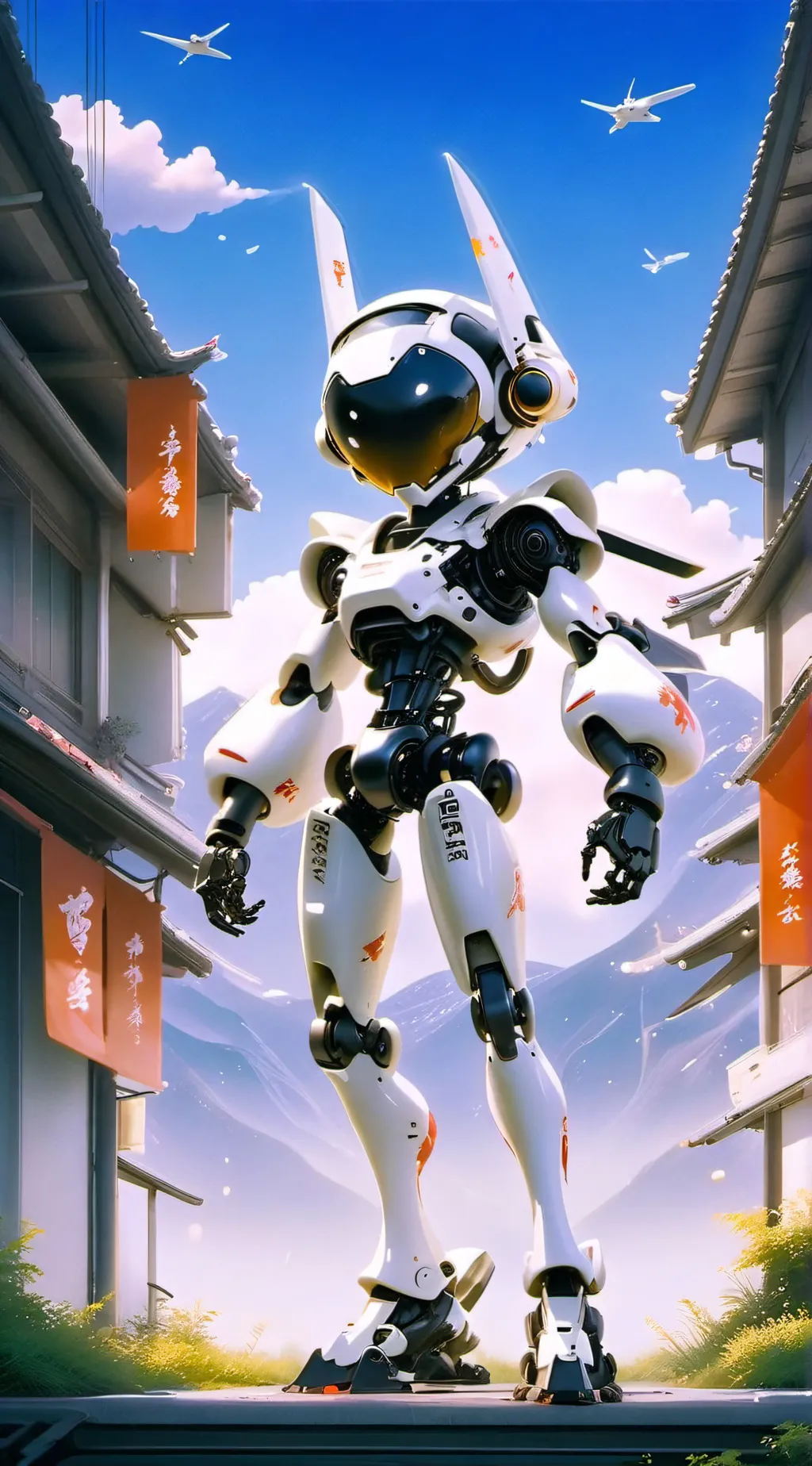 ai character: Murder Drones! background