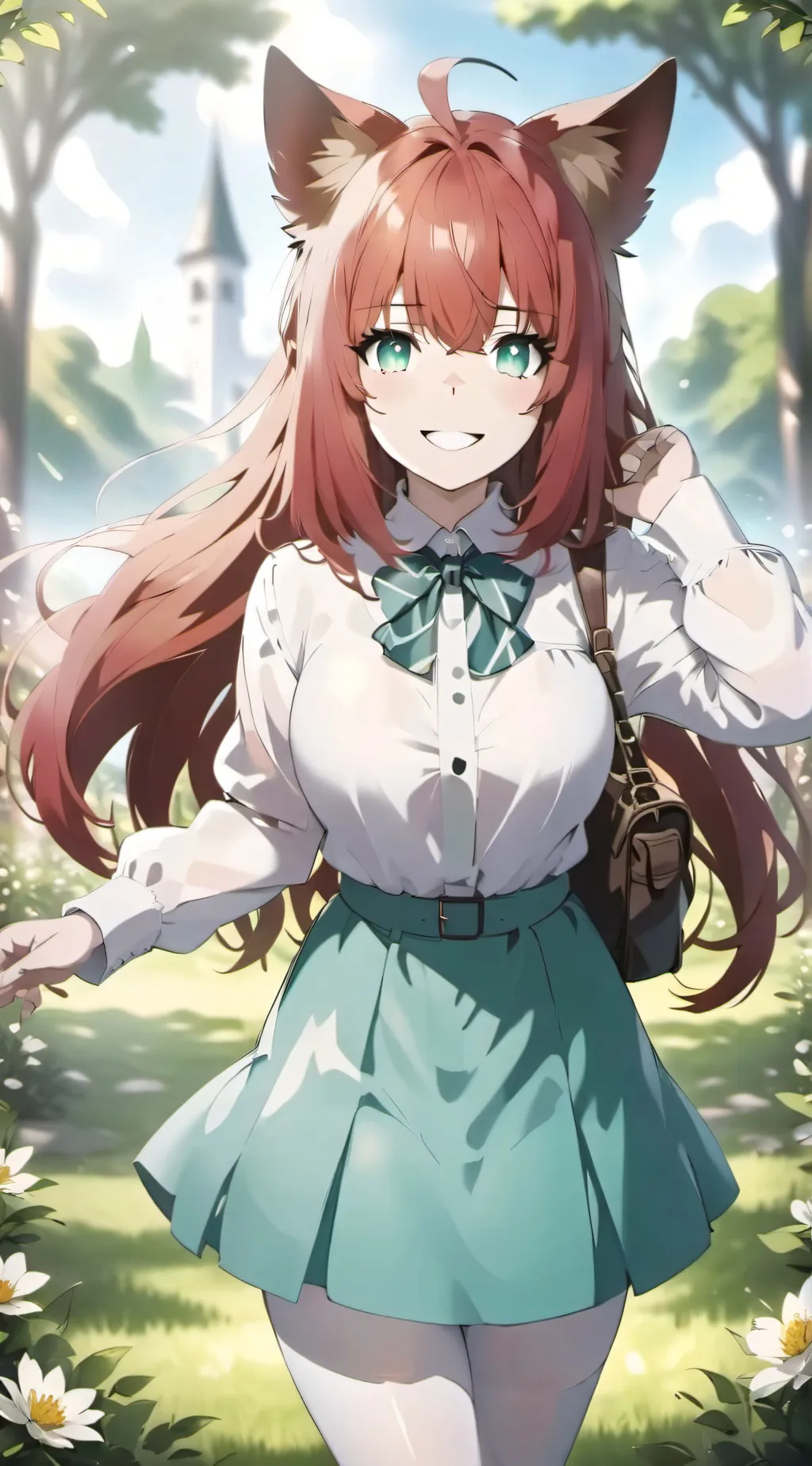 ai character: Eva  background