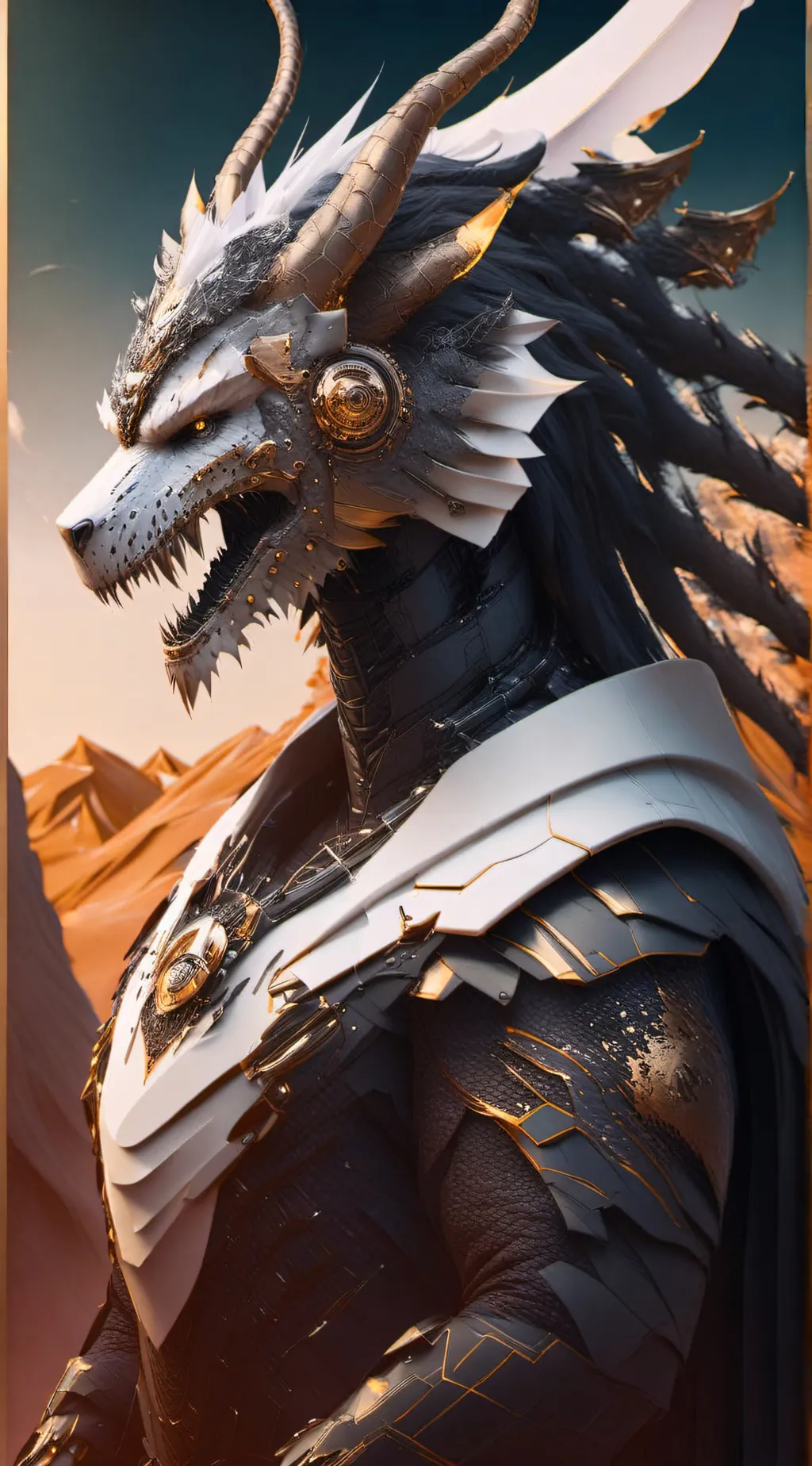 Talkie AI - Chat with white hornet