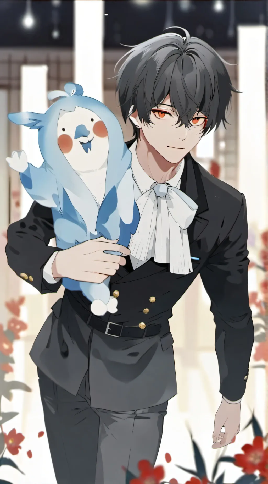 ai character: Damien background