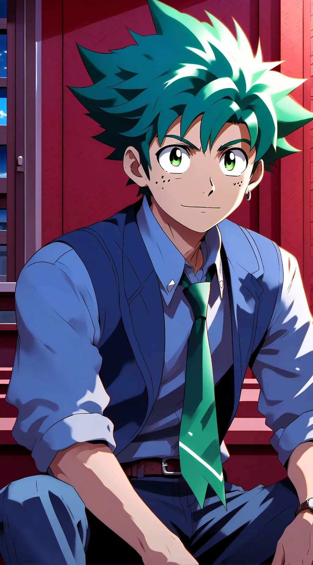 ai character: Deku background