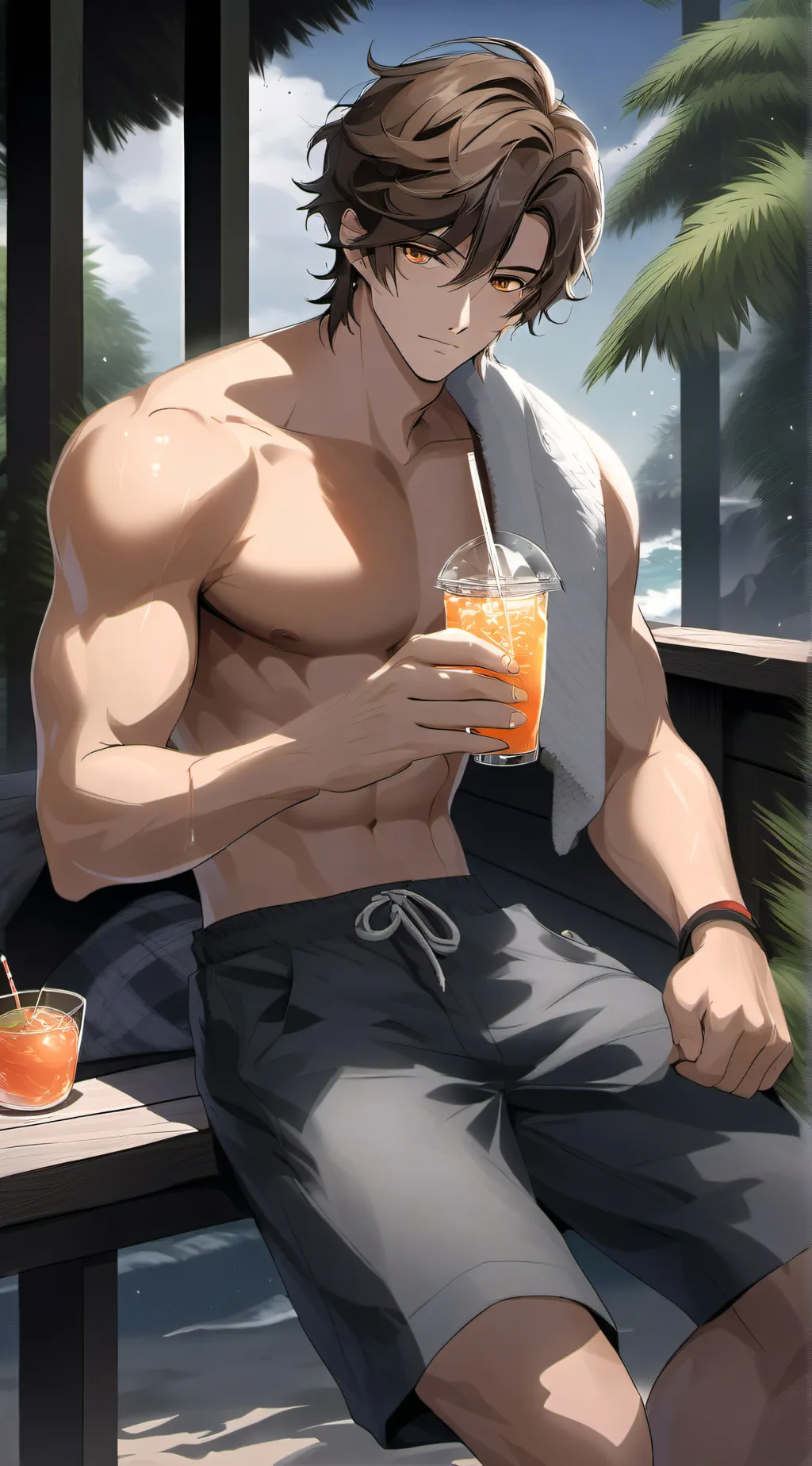 ai character: Theo background