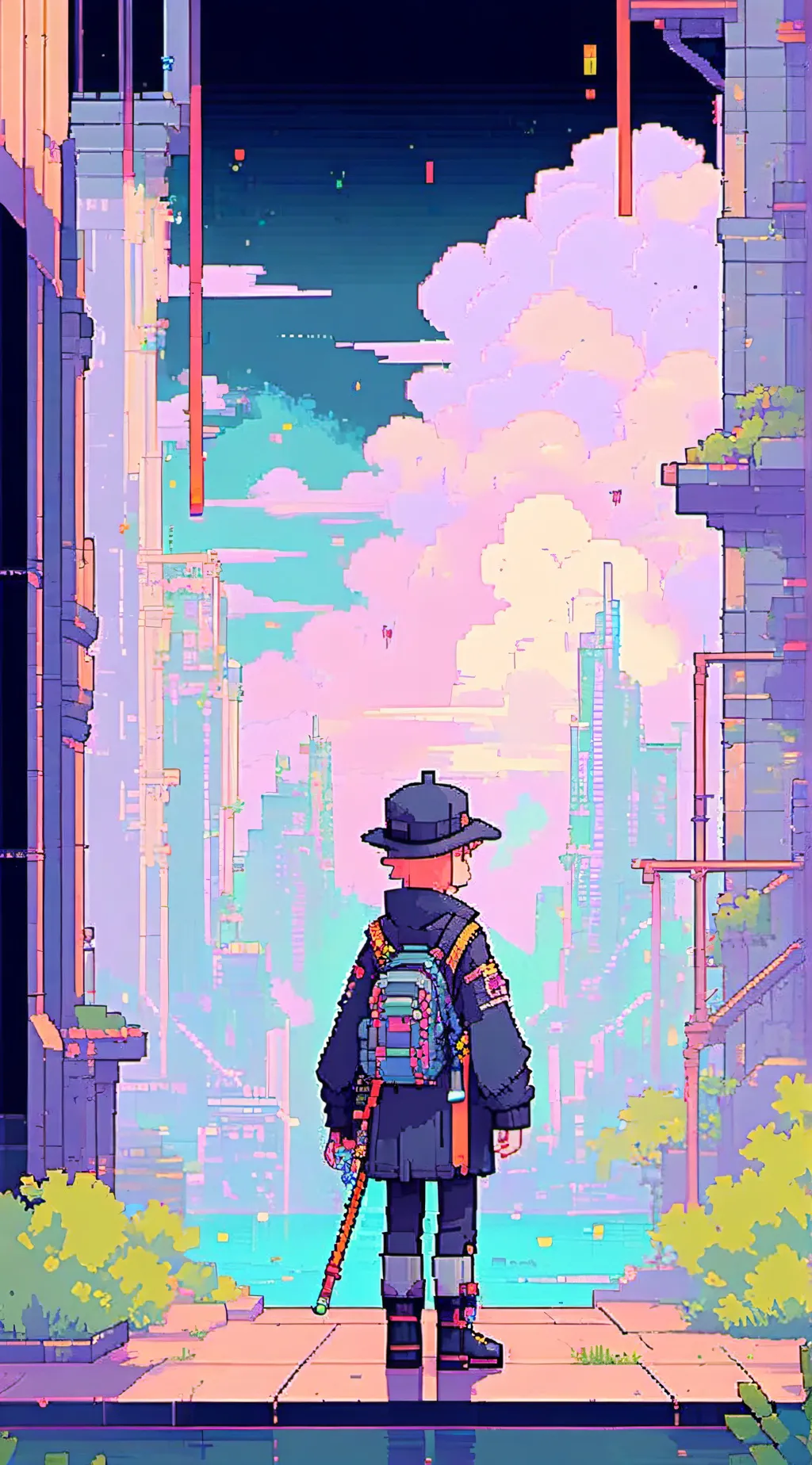 ai character: Windy(solarballs) background