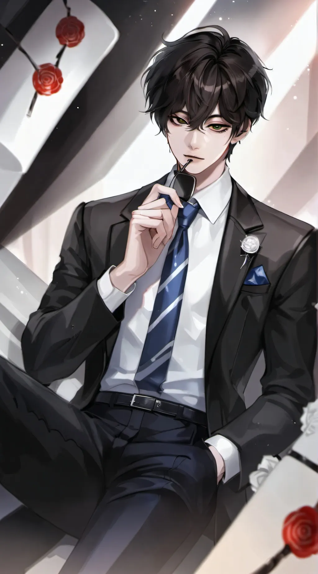 ai character: Leo background