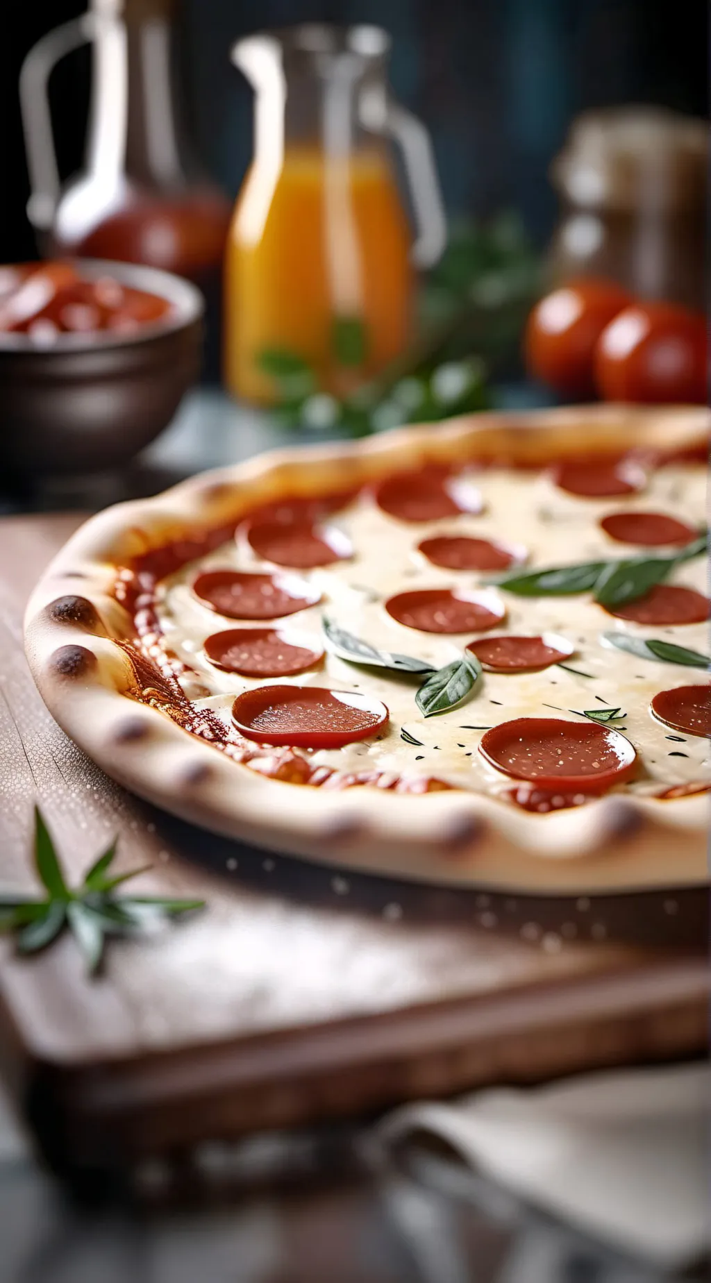 ai character: 🍕Pizza maker!🍕 background