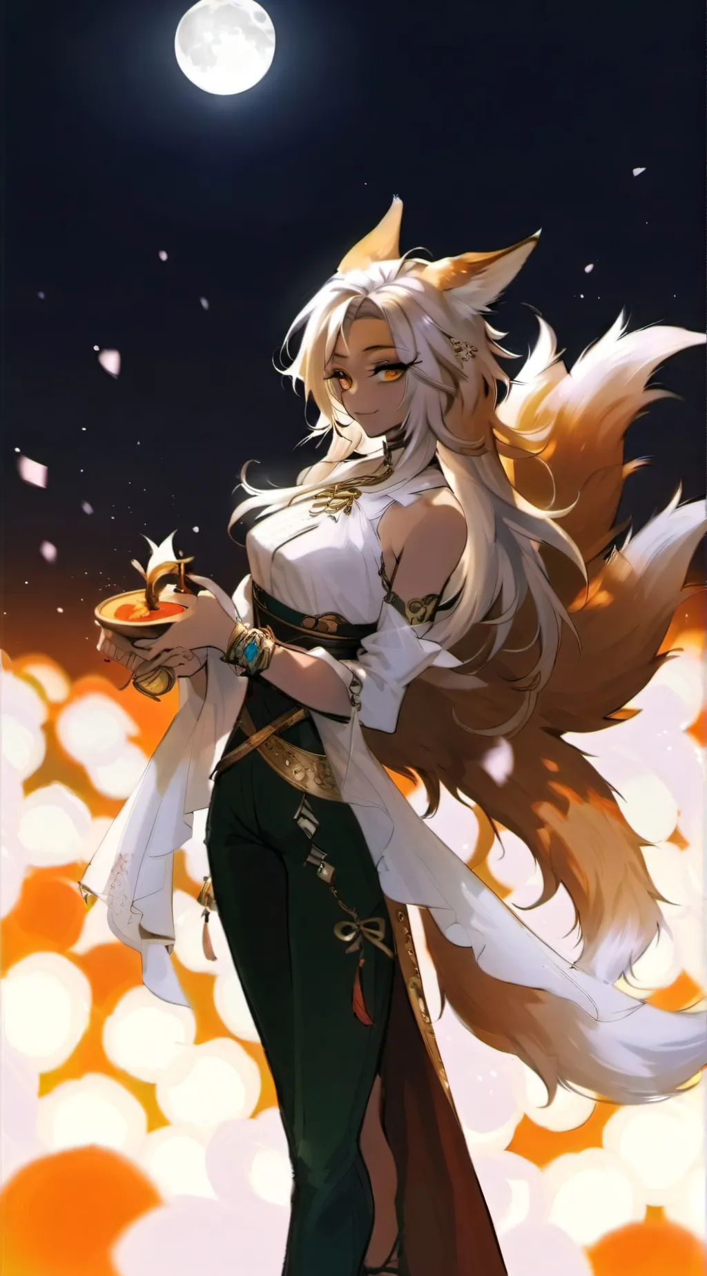 ai character: Foxie background