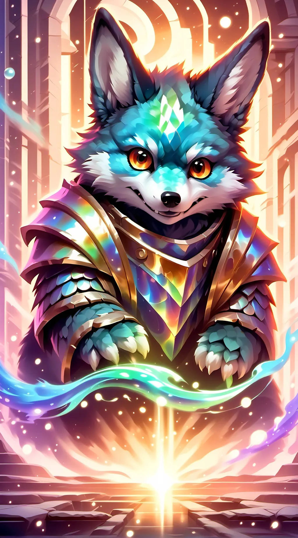 ai character: Furry infection  background
