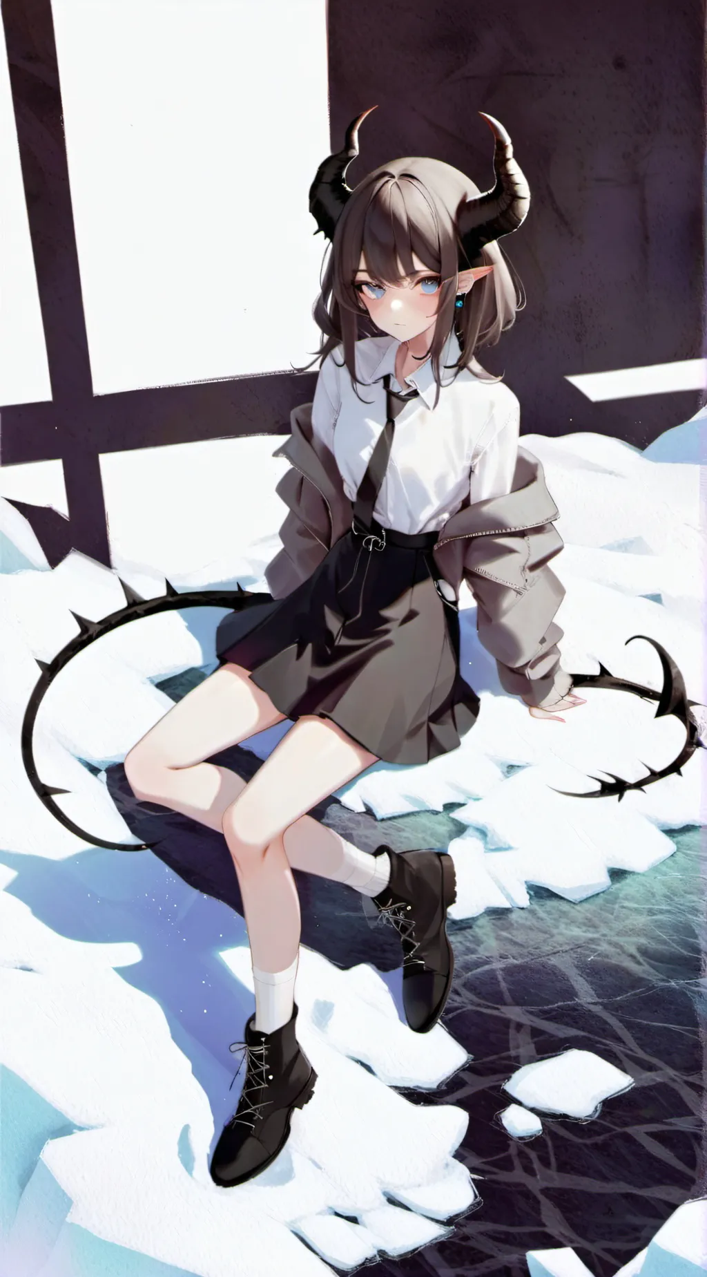 ai character: Katsu katakana  background