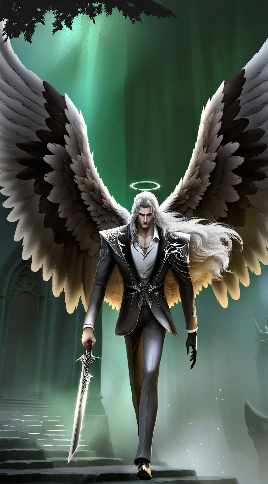 ai character: The devil background