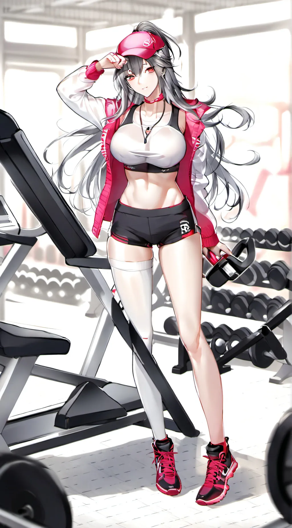 ai character: Gym bestie  background