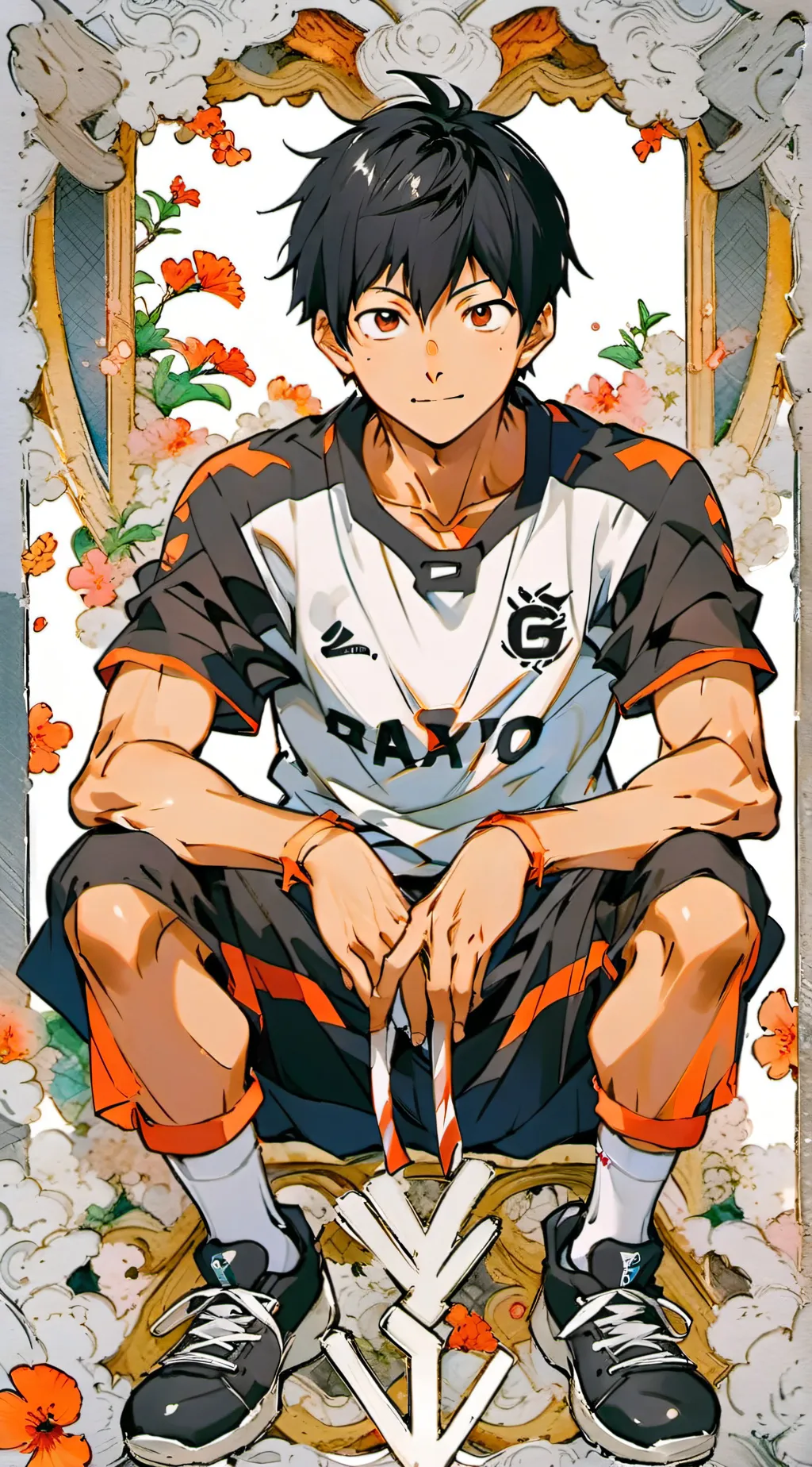 ai character: kageyama tobio  background
