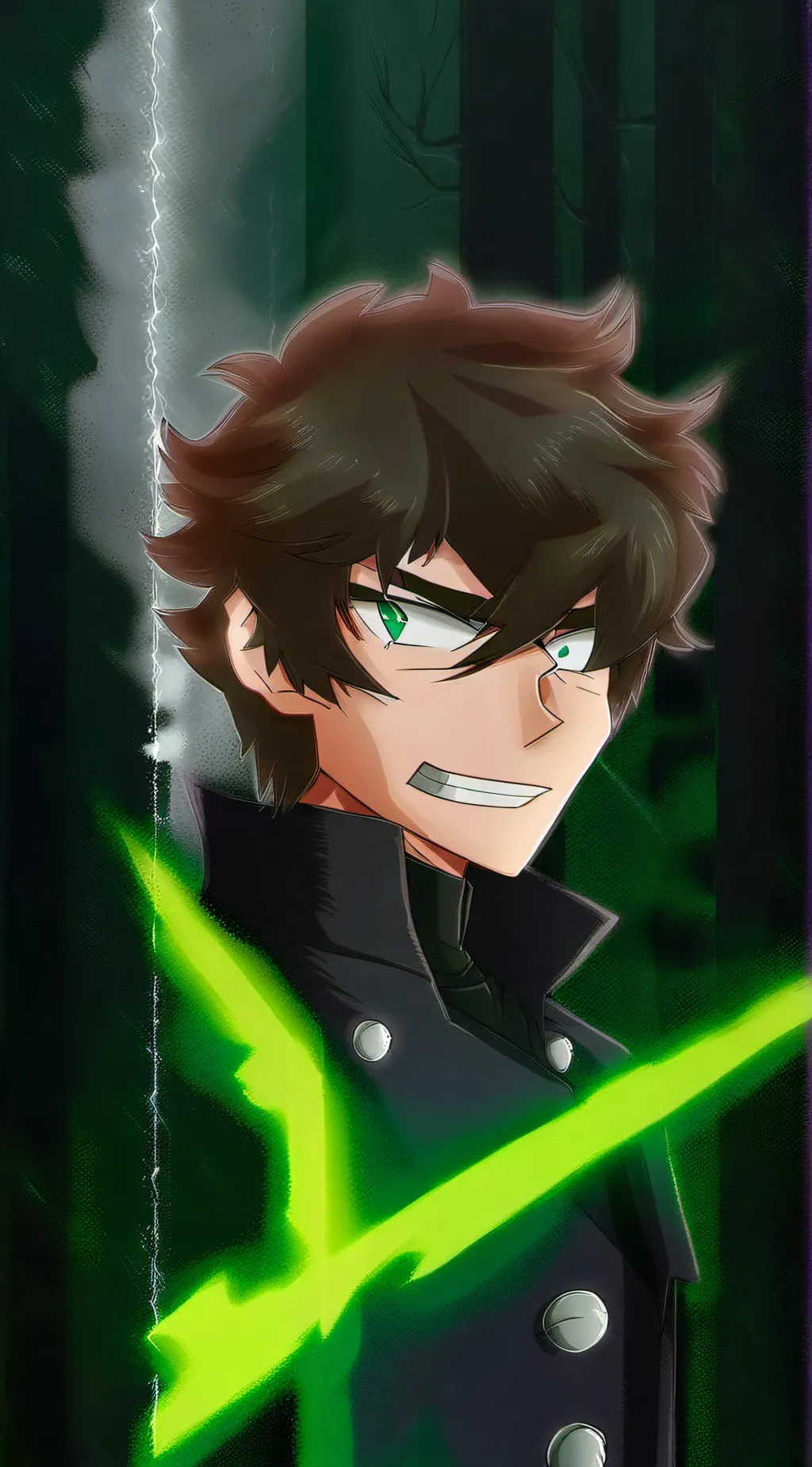 ai character: Green Leader  background