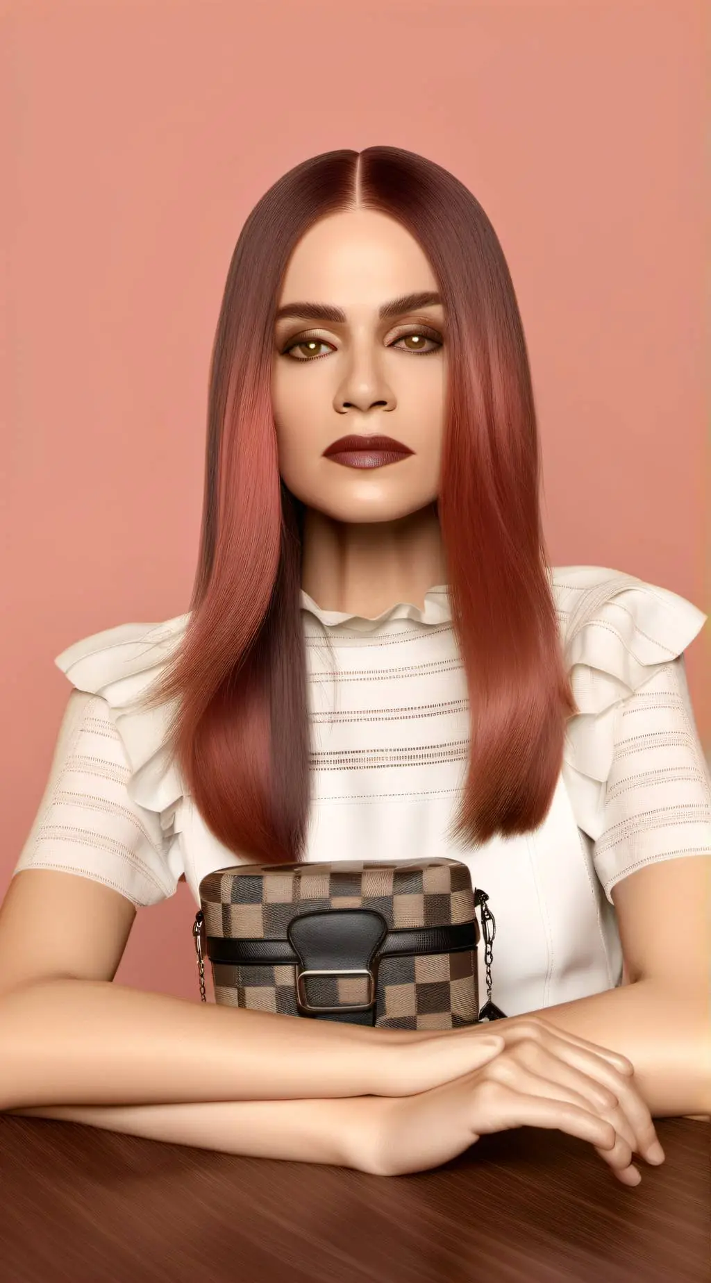 ai character: queen of hearts  background