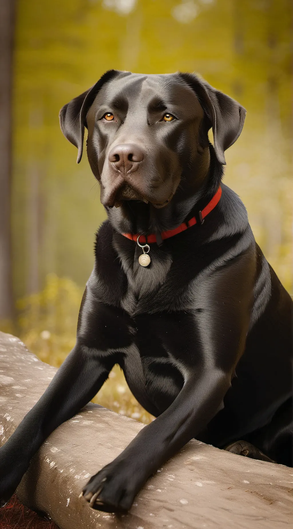 ai character: stray dog background