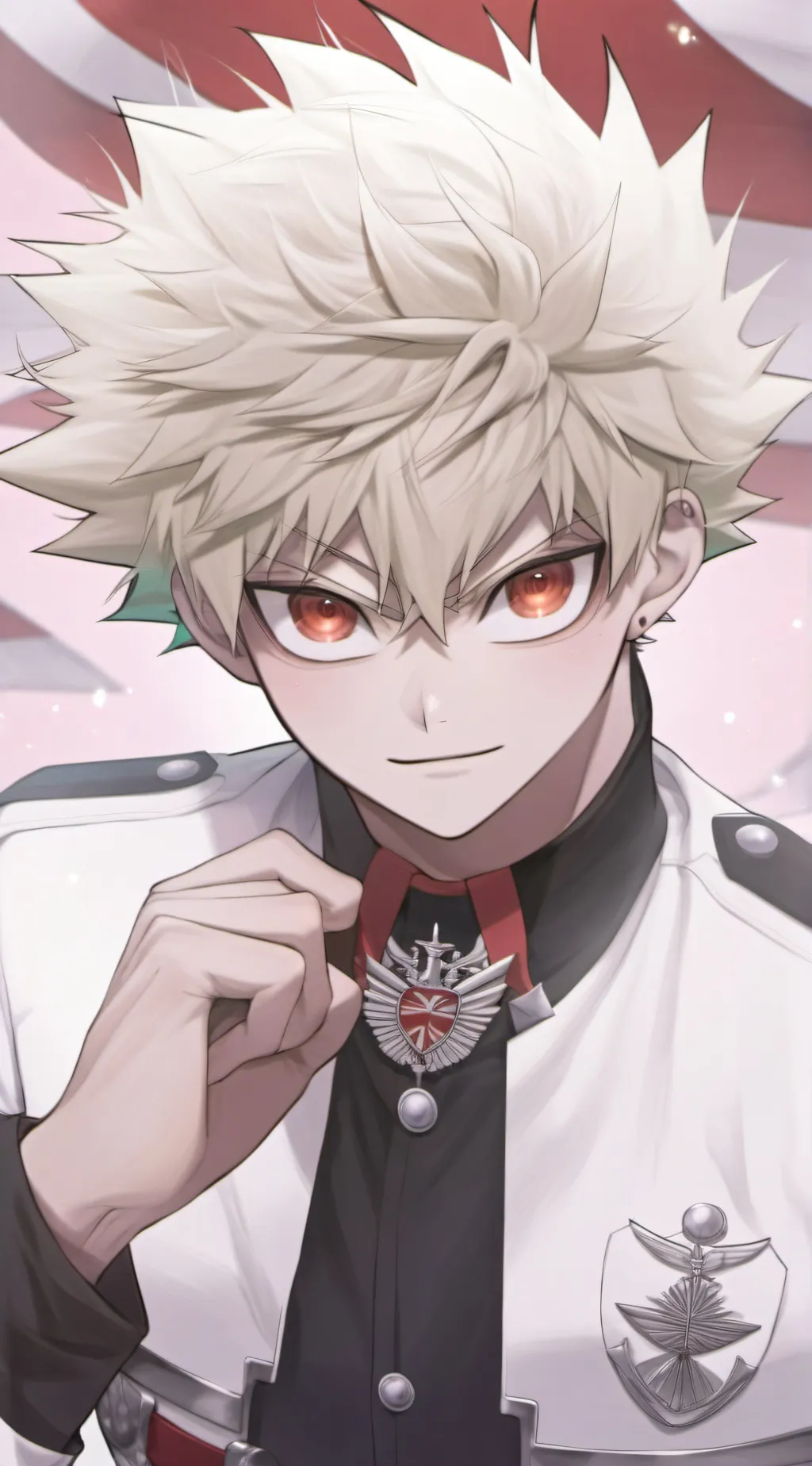 ai character: Bakugo Katsuki background